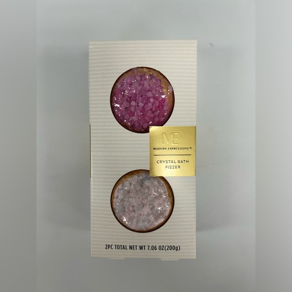 Other - Modern Expressions Crystal Bath Fizzer Set